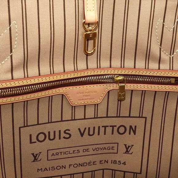 Louis Vuitton Monogram Neverfull MM Tote Bag, Brown/Beige, M40995, RFID, Gold... - Picture 8 of 8